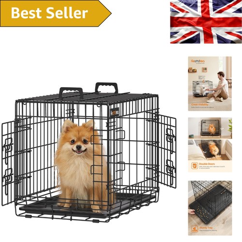 Durable black dog - durable, crate