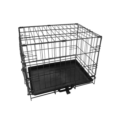 Folding dog crate small - crate,