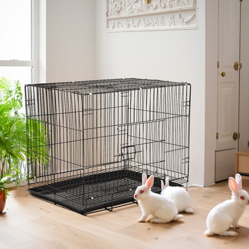 Metal dog cage pet puppy - cage,
