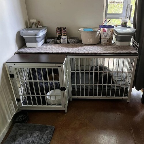 Dog crate furniture large - dog,
