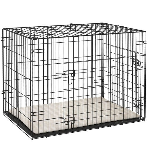 Pawhut dog crate with two - crate,