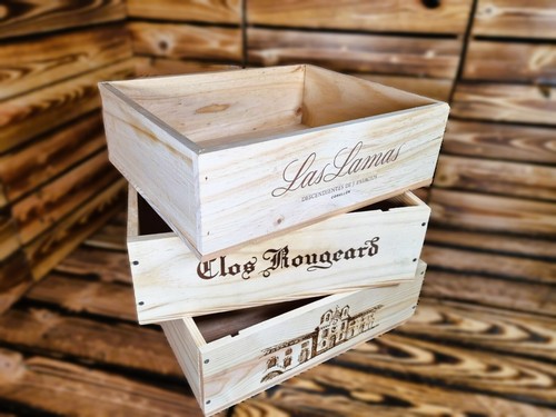 Wooden wine boxes - 3,