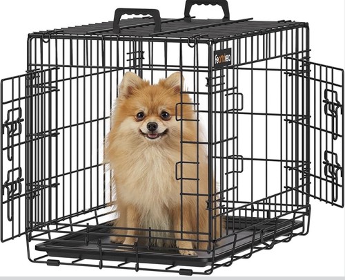 Feandrea dog crate foldable - feandrea, crate,