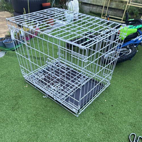 Folding steel wire dog - folding,