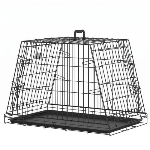 Car dog crate collapsible - car,