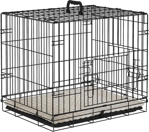 Pawhut dog crate - pawhut, folding