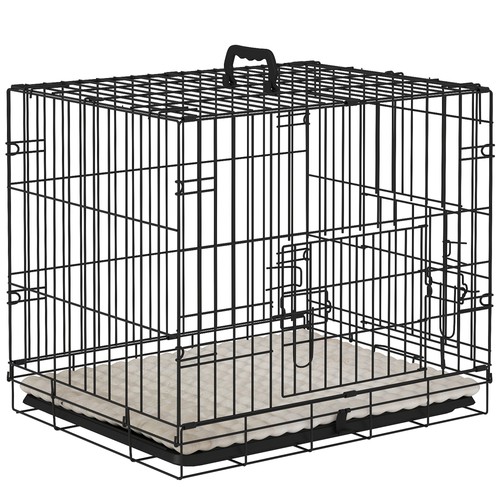 Pawhut dog crate with two - crate,