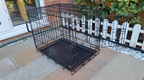 Metal dog crate 61cm - metal,