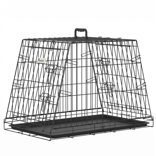 Collapsible car dog crate - collapsible,