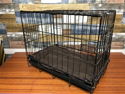 Dog cat crate with - with, tray